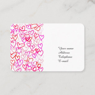 Carte De Visite Coeurs