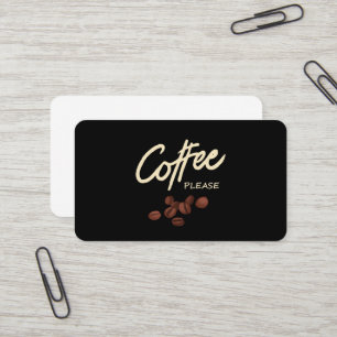 Carte De Visite Coffee Please Coffee Lover