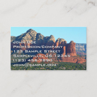 Carte De Visite Coffee Pot Rock I à Sedona Arizona