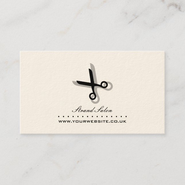 Carte De Visite Coiffeur/Carte de visite de salon (Devant)