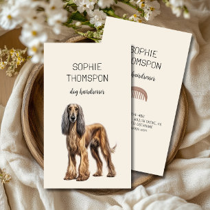 Carte De Visite Coiffeur de chiens
