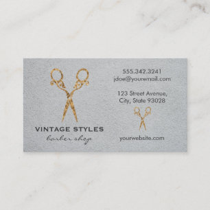 Carte De Visite Coiffeur   Fancy Shears