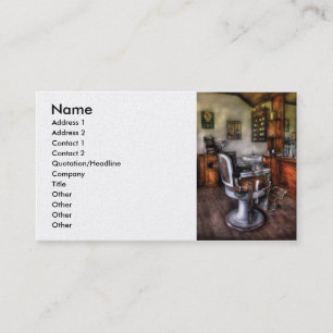 Carte De Visite Coiffeur - la chaise de coiffeur