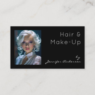 Carte De Visite Coiffeur Mariée Mariage Maquilleur Cosmétologue