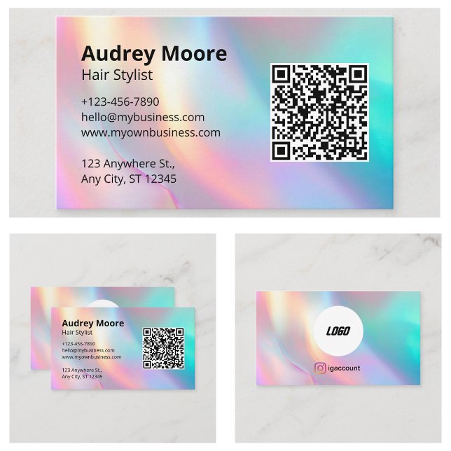 Carte De Visite Coiffeur Minimaliste (Minimalist Hair Stylist Business Card
)