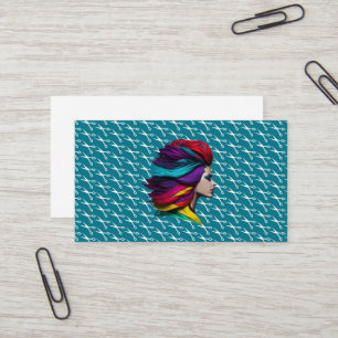 Carte De Visite Coiffeur Salon De Coiffure Institut De Beauté Indu