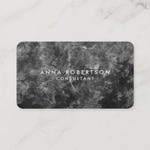 Carte De Visite Coin arrondi gris professionnel tendance