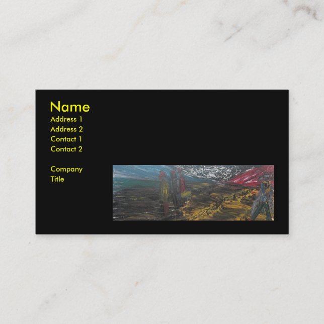 CARTE DE VISITE COINCÉ AVEC GEORGE  (Devant)
