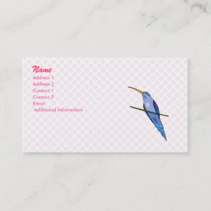 Carte De Visite Colibri de Harriot