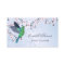 Colibri vert Fleur de cerisier rose  