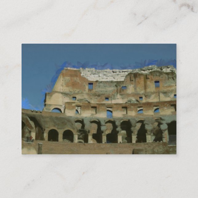 Carte De Visite Colisée, Rome (Dos)