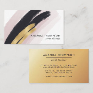 Carte de visite Collage Traits Tendance