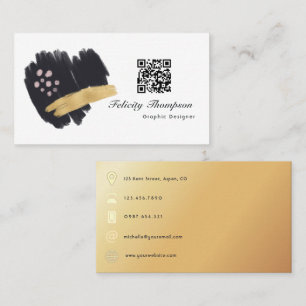 Carte de visite Collage Traits Tendances
