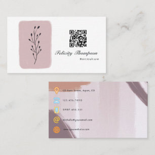 Carte de visite Collage Traits Tendances