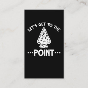 Carte De Visite Collecte de pierre du collecteur de chasse de poin