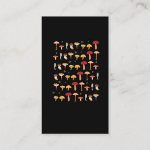 Carte De Visite collecteur d'agaric de mouche de forêt de