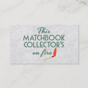 Carte De Visite Collecteur Matchbook
