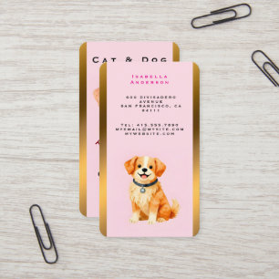 Carte De Visite Collection Personnalisée pour Chiens de Toilettage