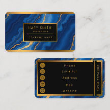 Collection tendance Royal Blue Gold Marble Collect