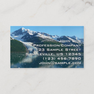 Carte De Visite College Fjord II Belle photographie de l'Alaska