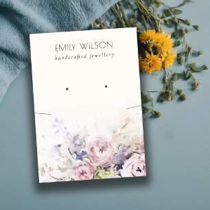 Carte De Visite Collier Flore Rose Flush Équipement Bijoux