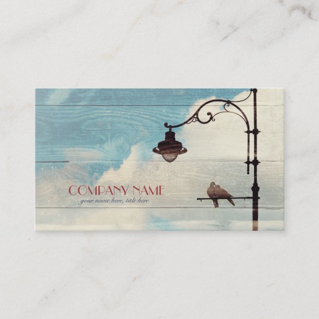 Carte De Visite Colombes de tortue - amour et fidélité (Devant)