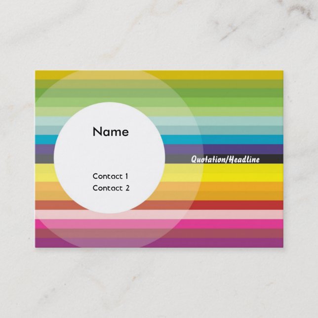 Carte De Visite COLOR_chubby version vierge I (Devant)