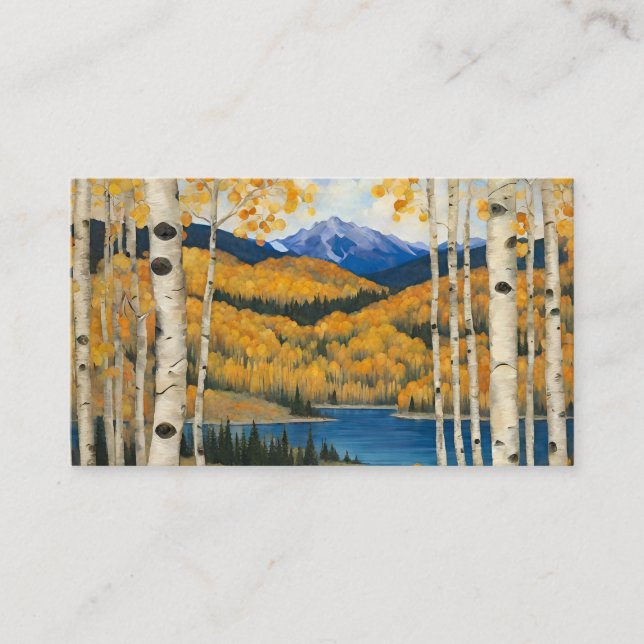 Carte De Visite Colorado Aspens (Devant)