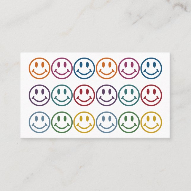 Carte de visite coloré (Devant)