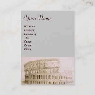 Carte De Visite COLOSSEUM /Architecture antique, Gris architectura