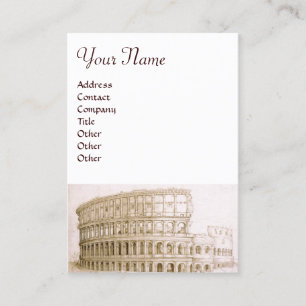 Carte De Visite COLOSSEUM /Architecture Classique, Architecte Blan