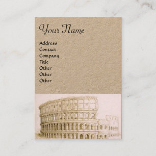 Carte De Visite COLOSSEUM /Architecture Classique, Architecte Kraf