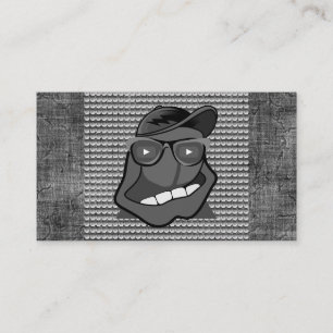 Carte De Visite Comédien Stand Up Comic Entertainment Industry B/W