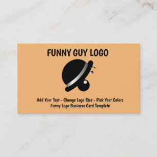 Carte De Visite Comedy Logos Clown