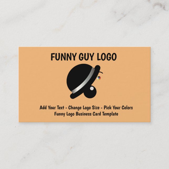Carte De Visite Comedy Logos Clown (Devant)