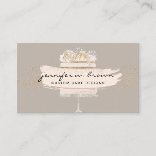 Carte De Visite Commandes de Pops de Gâteau de Mariage