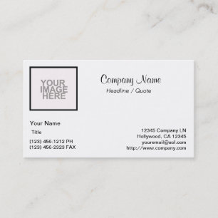 Carte De Visite Commencez à partir de l'éraflure !