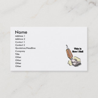 Carte De Visite Comment je roule (nettoyant à vide)