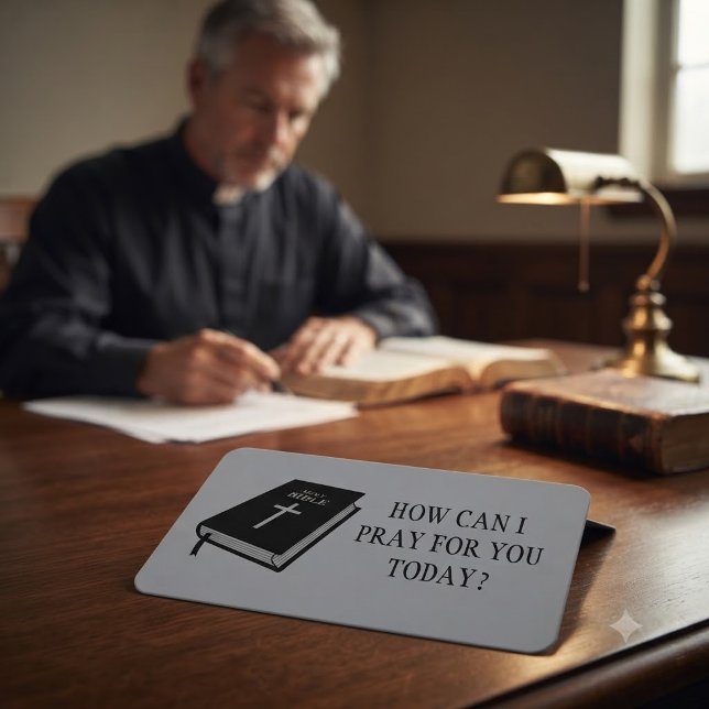 Carte De Visite Comment puis-je prier pour vous Église Pasteur Gra (Créateur téléchargé)