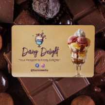 Commerce de crème glacée | Délicieux Sundae Brown