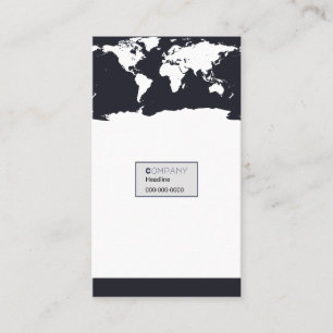 Carte De Visite Commerce mondial