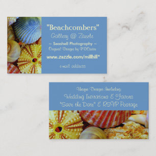 Carte De Visite Commerce Sea Shells
