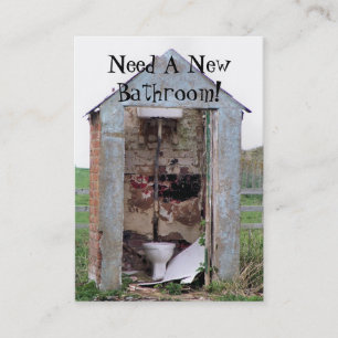 CARTE DE VISITE COMMERCES. NOUVELLE SALLE DE BAINS