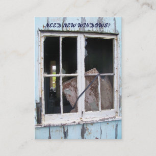 CARTE DE VISITE COMMERCES. NOUVELLES WINDOWS.