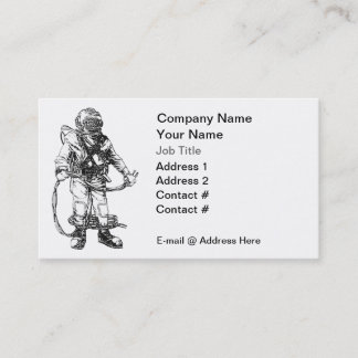 Carte de visite commercial de plongée