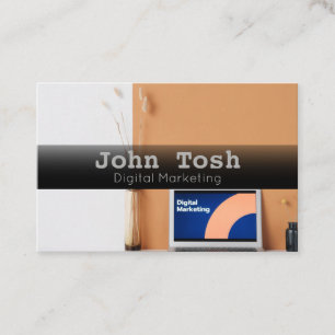 Carte de visite commercial marketing numérique