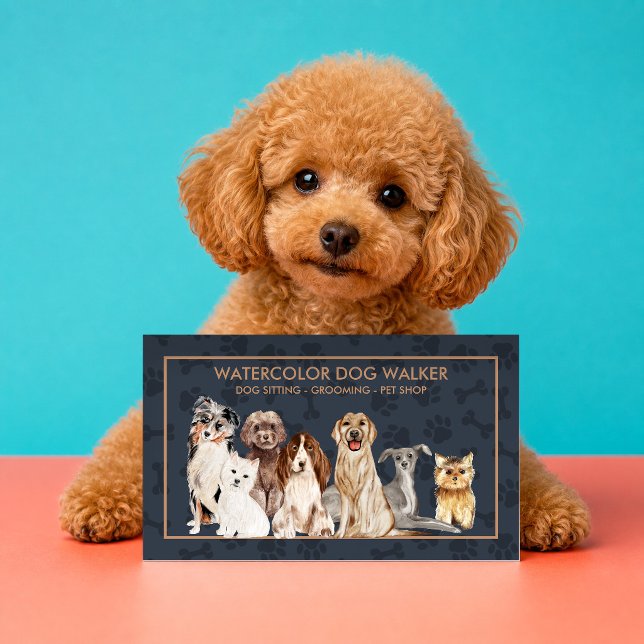 Carte De Visite Communauté de chiens du Pet Club (Créateur téléchargé)
