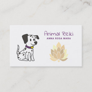 Carte De Visite Communicateur animal curatif d'énergie de Reiki d