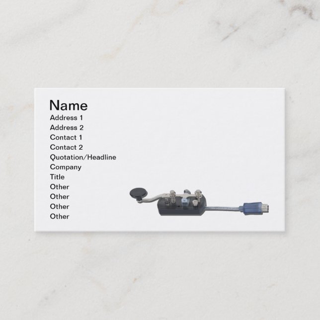 Carte De Visite Communication en ligne principale (Devant)