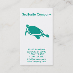 Carte De Visite compagnie de tortues